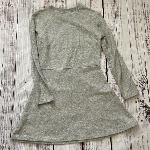 Zara Womens Gray Sweater Dress with flared skirt - Picture 3 of 3